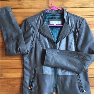 Marc New York Grey Leather Jacket - Never worn!